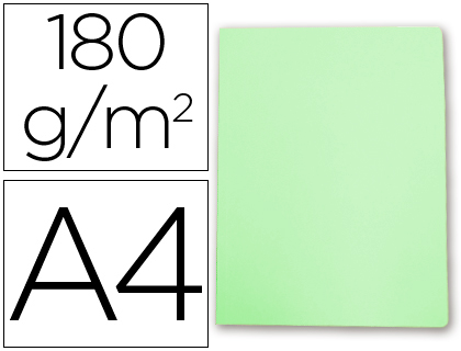 Subcarpeta cartulina Gio A4 verde pastel 180 g/m²